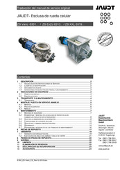 JAUDT ZS Vario 6301 Serie Traducción Del Manual De Servicio Original