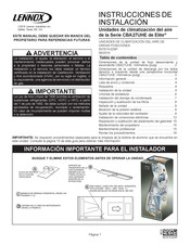 Lennox CBA27UHE Instrucciones De Instalación