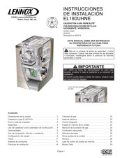 Lennox EL180UHNE Instrucciones De Instalación