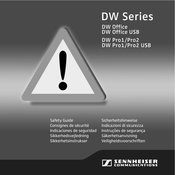 Sennheiser DW Pro1/Pro2 Instrucciones De Seguridad