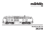 marklin 26218 Manual De Instrucciones