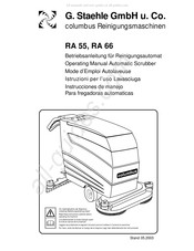 Columbus RA 66 Instrucciones De Manejo