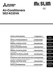 Mitsubishi Electric Mr.SLIM SEZ-KC25VA Manual De Instalación