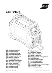 ESAB EMP 215ic Instrucciones De Uso