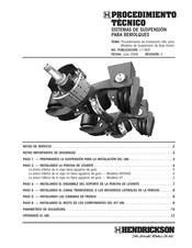 Hendrickson INTRAAX Procedimientos De Instalación
