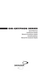 Datalogic OM-GRYPHON Serie Manual De Instalación Rápida