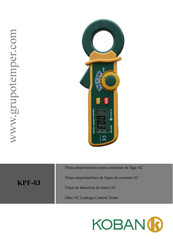 Temper KOBAN KPF-03 Guia De Inicio Rapido