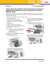 Kodak i5000 Instrucciones De Instalación