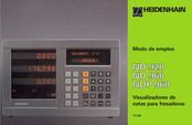 HEIDENHAIN ND920 Manual De Empleo