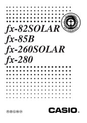 Casio fx-260SOLAR Manual Del Usuario