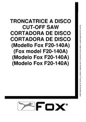 Fox F20-140A Manual De Instrucciones