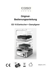 Braukmann CASO DESIGN ED 10 Manual De Instrucciones Original