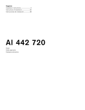 Gaggenau AI 442 720 Instrucciones De Instalación