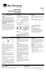 Bay Networks BayStack UPS45 Manual De Usario