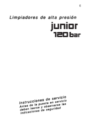 Kränzle junior 120bar Manual De Instrucciones