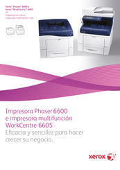 Xerox Phaser 6600 Guia De Inicio Rapido