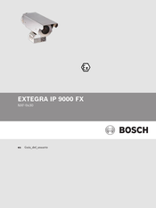 Bosch EXTEGRA IP 9000 FX NXF-9x30 Guĺa Del Usuario