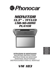 Phonocar VM 183 Instrucciones Para El Montaje