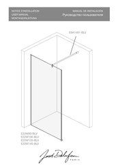 Jacob Delafon E22W90-BLV Serie Manual De Instalación