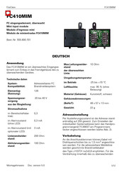 FireClass FC410MIM Manual Del Usuario