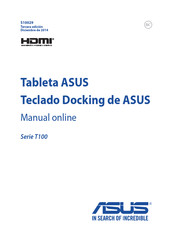 Asus T100 Serie Manual Del Usuario