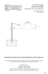 ATLeisure Seasons Sentry UMB-734955N Manual De Montaje