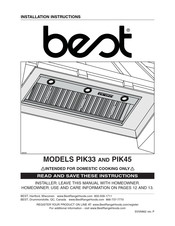 Best PIK33 Instrucciones De Instalación