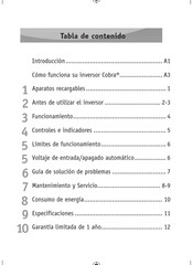 Cobra Traveler CPI 190 Manual De Instrucciones