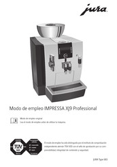 Jura IMPRESSA XJ9 Professional Modo De Empleo