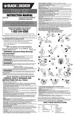 Black And Decker NST2018 Manual De Instrucciones
