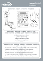 Halley Nexus elliptical Manual Del Usuario