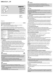 Festo EMCA-EC-67 CO Serie Manual Del Usuario