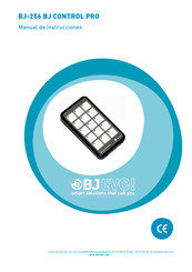 BJ Live BJ-256 BJ CONTROL PRO Manual De Instrucciones