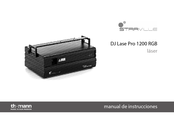 thomann stairville DJ Lase Pro 1200 RGB Manual De Instrucciones