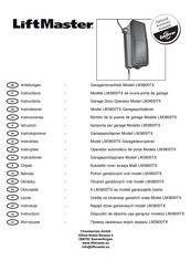 Liftmaster LM3800TX Instrucciones