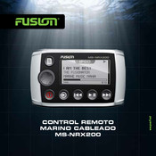 Fusion MS-NRX200 Manual Del Usuario