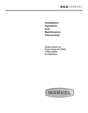 Marvel AGA 115VAC Instrucciones De Instalación, Operación Y Mantenimiento