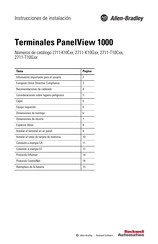 Rockwell Automation 2711-T1OC Serie Instrucciones De Instalación