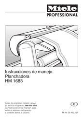 Miele professional HM 16-83 Instrucciones De Manejo