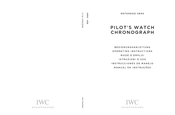 IWC Schaffhausen PILOT'S WATCH PILOT'S WATCH CHRONOGRAPH TOP GUN MIRAMAR Instrucciones De Manejo