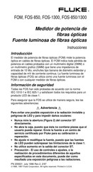 Fluke FOM Instrucciones