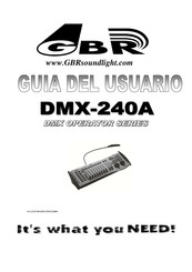 GBR DMX-240A Guia Del Usuario