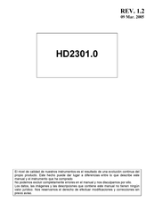 Betta HD2301 Manual De Instrucciones