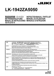 JUKI LK-1942ZA5050 Manual De Instrucciones