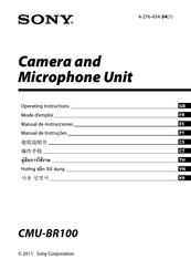 Sony CMU-BR100 Manual De Instrucciones