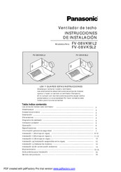 Panasonic FV-08VKSL2 Instrucciones De Instalación