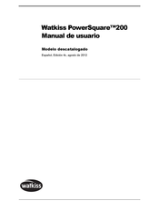 Watkiss PowerSquare 200 Manual De Usuario