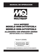 MQ Multiquip HHN-34TVDTCSL4 Manual De Operación