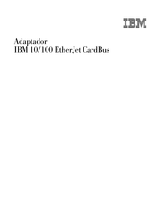 IBM 10/100 EtherJet PCI Manual Del Usuario