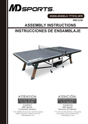 MDsports TTT218 057E Instrucciones De Ensamblaje